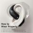 MCDODO HP-007 Open-Ear True Wireless Earbuds with LED Display BT Headphones IPX4 Water Resistant, up to 24 Hours Play Time- Black